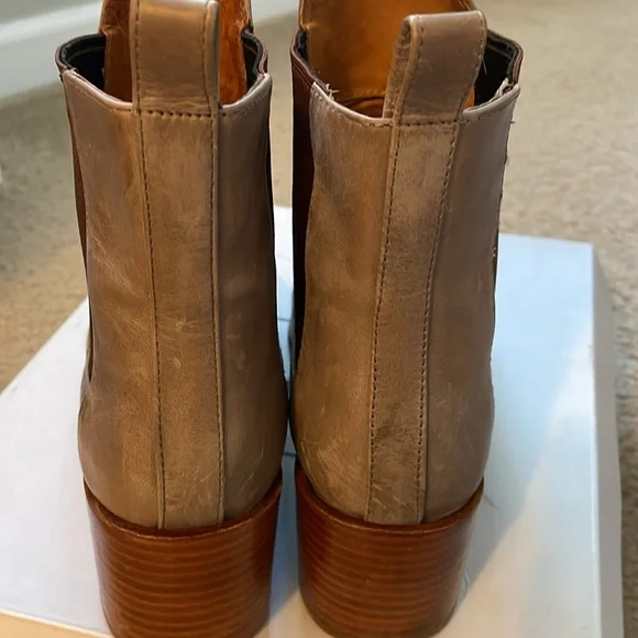 Seychelles Tan and Brown Ankle Boots - Picture 4 of 8